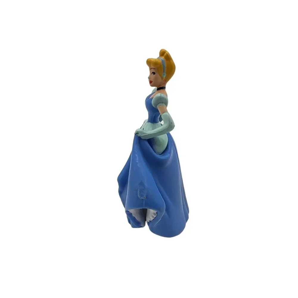 Disney Princess DecoPac Figures Lot Belle Cinderella Aurora Cake Toppers 2.5in